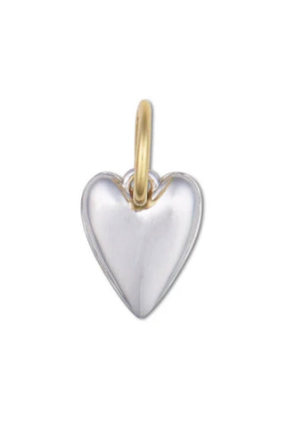 Two Toned Heart Charm - obligato