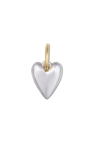 Two Toned Heart Charm - obligato