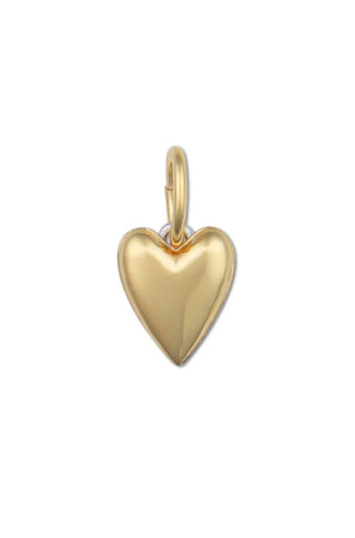 Two Toned Heart Charm - obligato