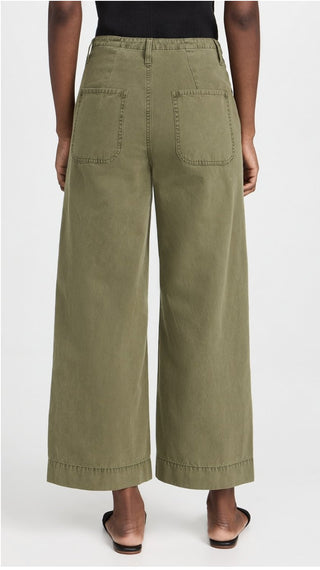 Utility Trouser in Olive Green - obligato