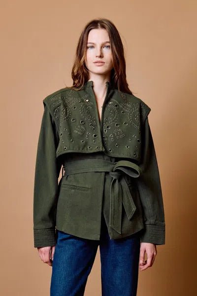 Val Jacket in Winter Moss - obligato