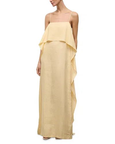 Valencia Linen Dress Butter - obligato