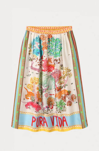 Vanessa Pura Vida Midi Skirt - obligato