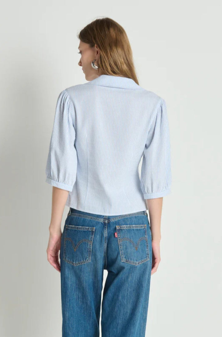 Veronique Blouse Mini Stripe - obligato