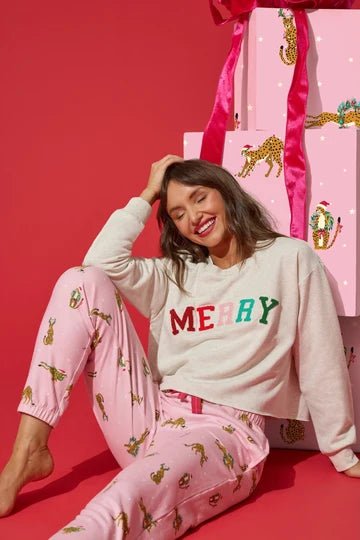Very Merry Bouclé Merry Sweatshirt - obligato