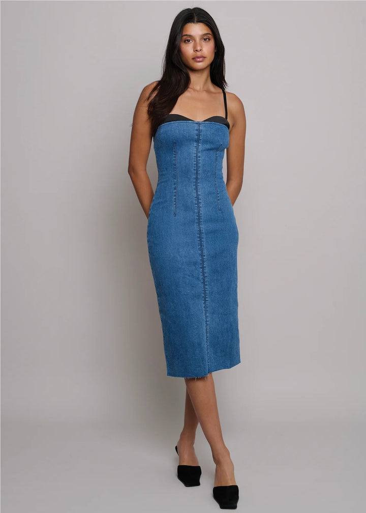 Victorie Dress in Main Street - obligato
