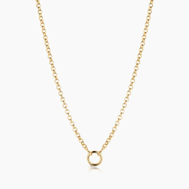 Vienna Charm Necklace | 16 - 18 Inch: 14k Gold Plated - obligato