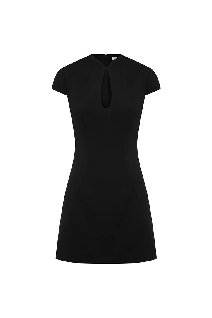 VIENO KEYHOLE FITTED MINI DRESS - obligato