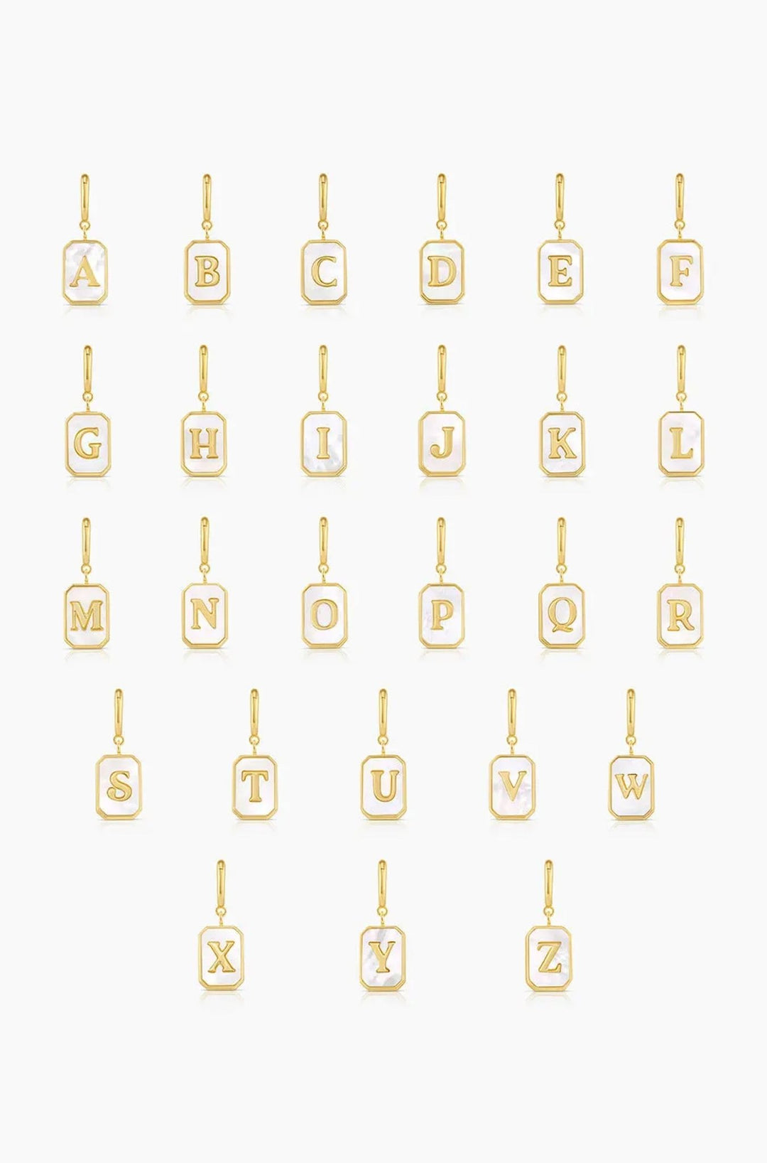 Vintage Alphabet Parker Charm - obligato