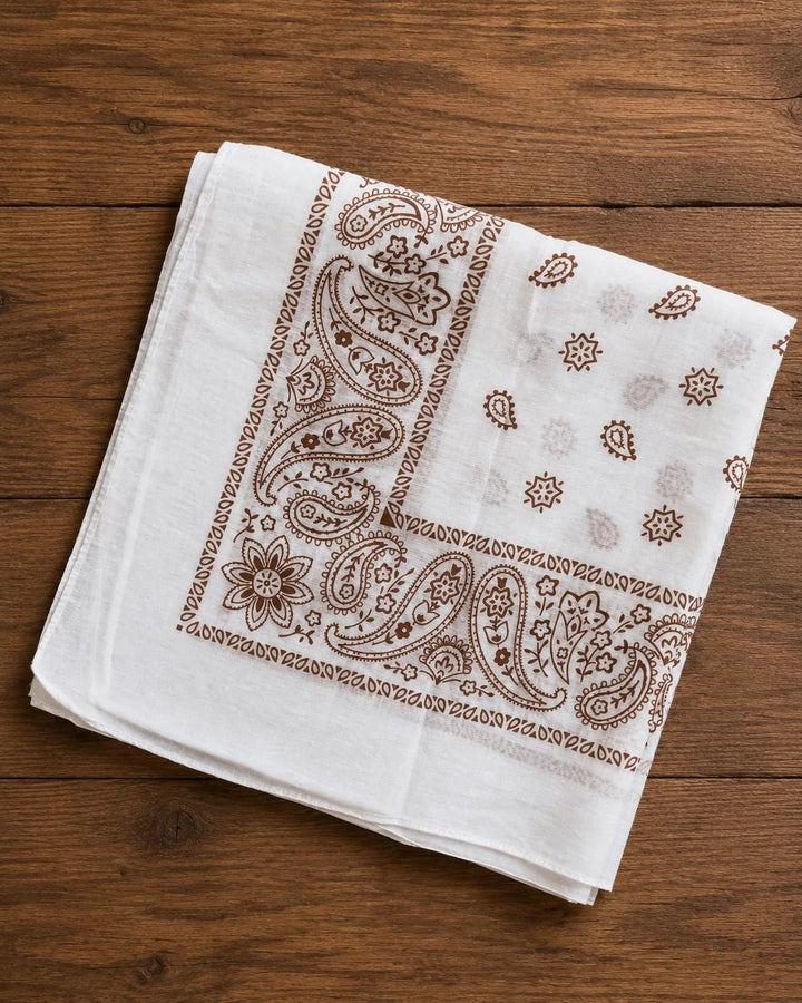 Vintage White Bandana - obligato