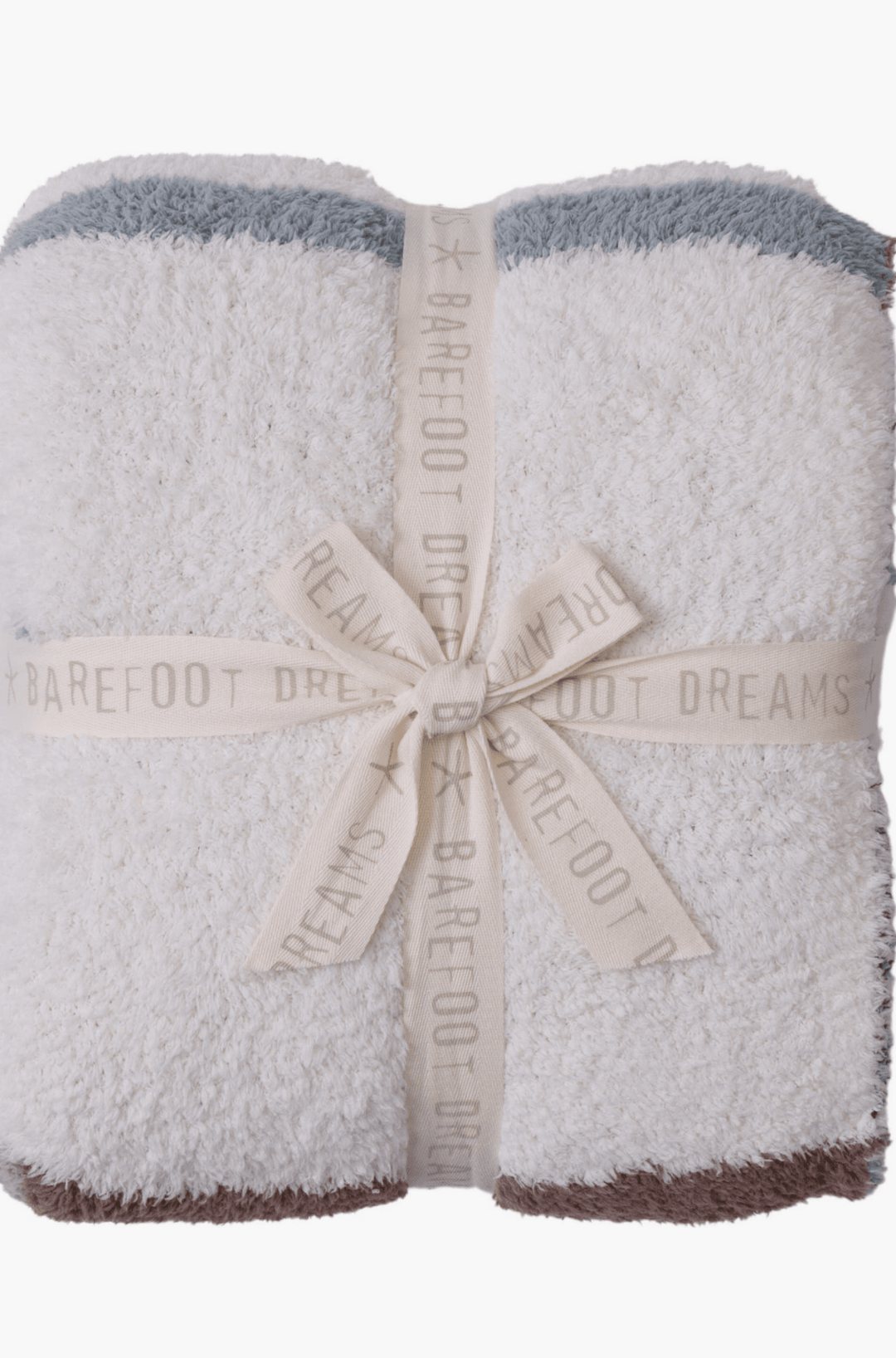 Vista Stripe Throw Blanket 54"x72" in Cream Multi - obligato