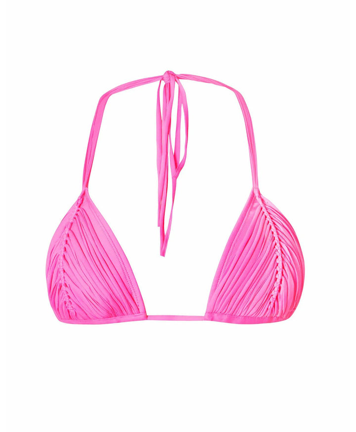 Vivid Pink Isla Triangle Top - obligato