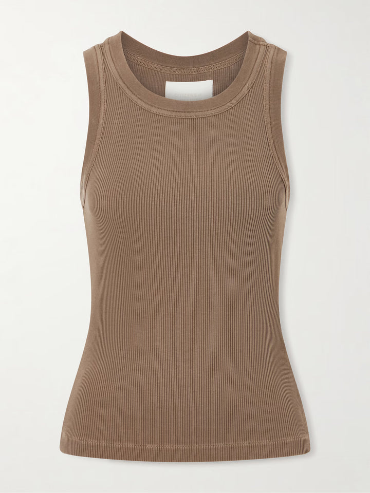 Isabel Rib Tank in Cocoa
