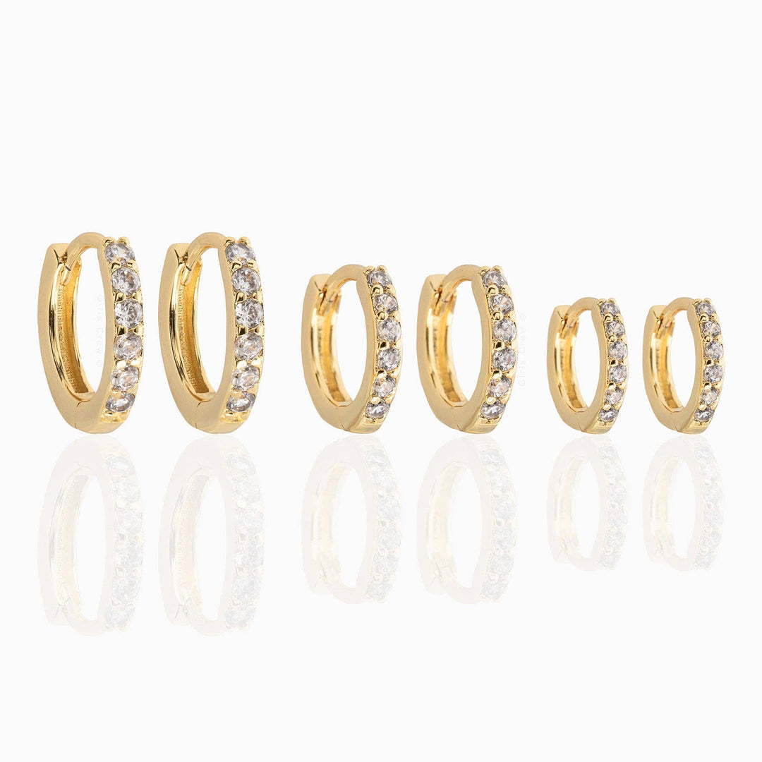 Walk of Fame Hoop Set: Gold - obligato