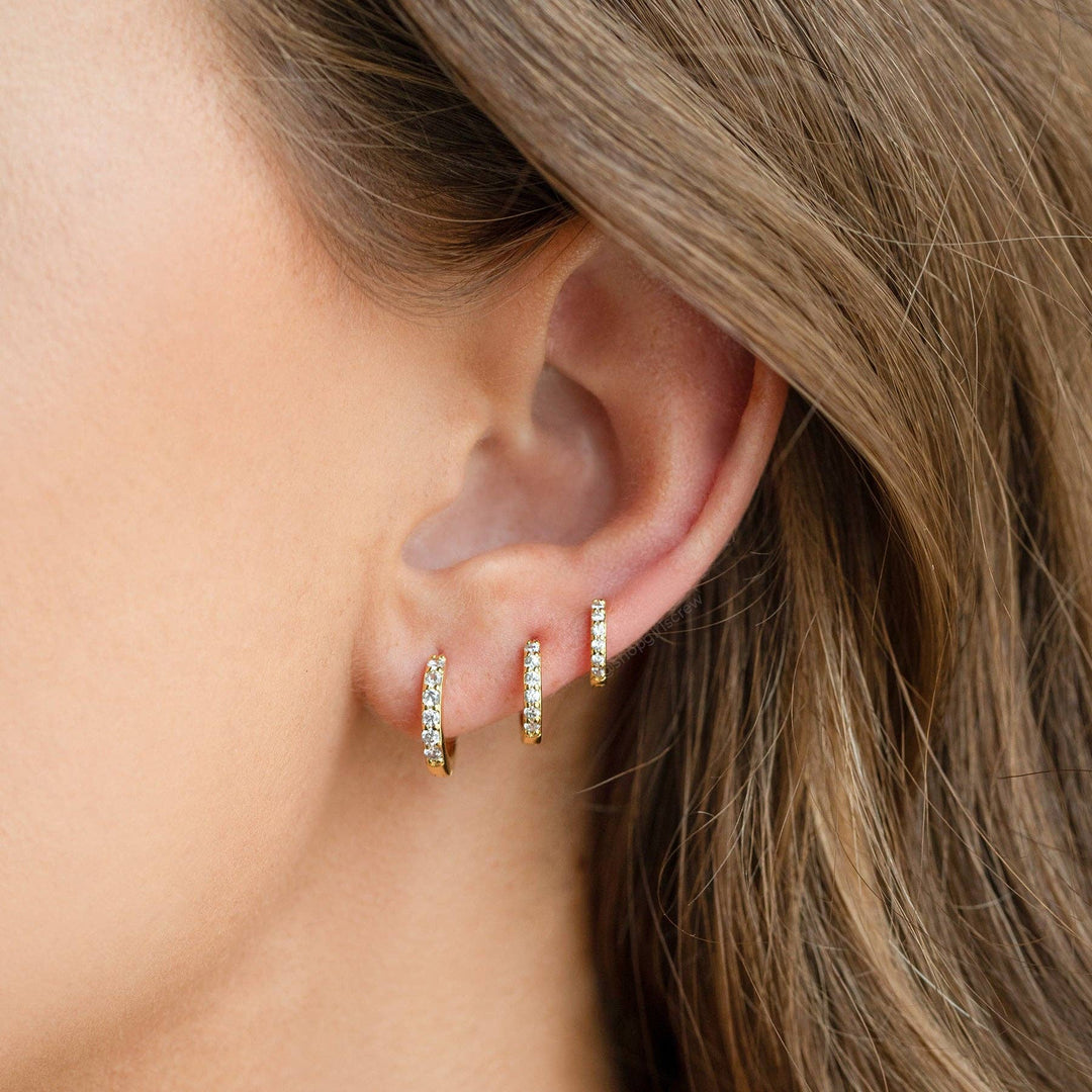 Walk of Fame Hoop Set: Gold - obligato