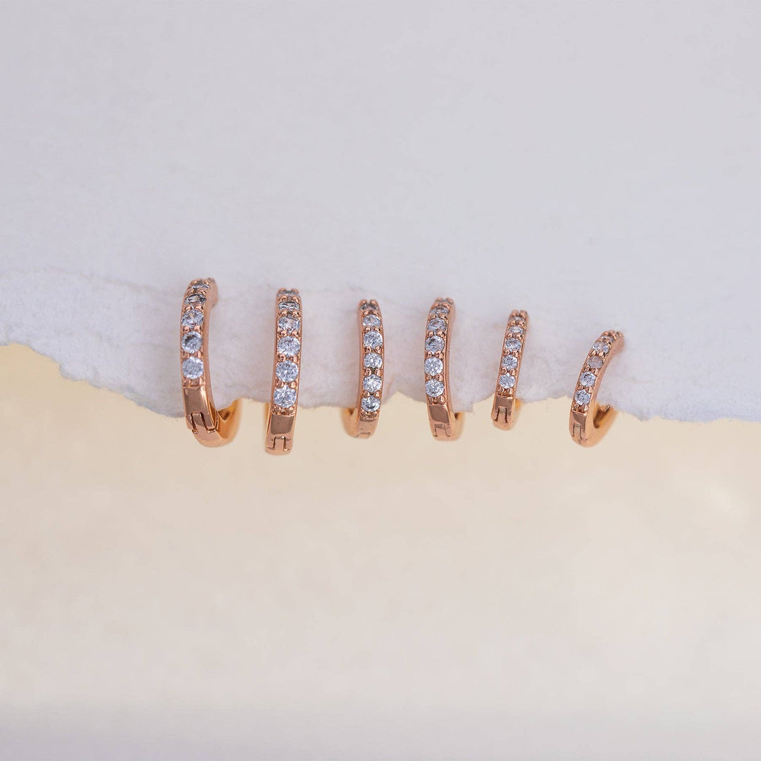 Walk of Fame Hoop Set: Gold - obligato