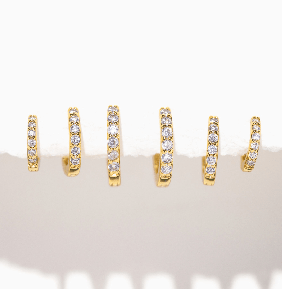 Walk of Fame Hoop Set: Gold - obligato