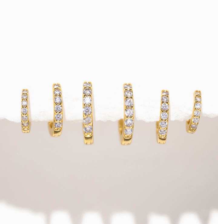 Walk of Fame Hoop Set: Gold - obligato