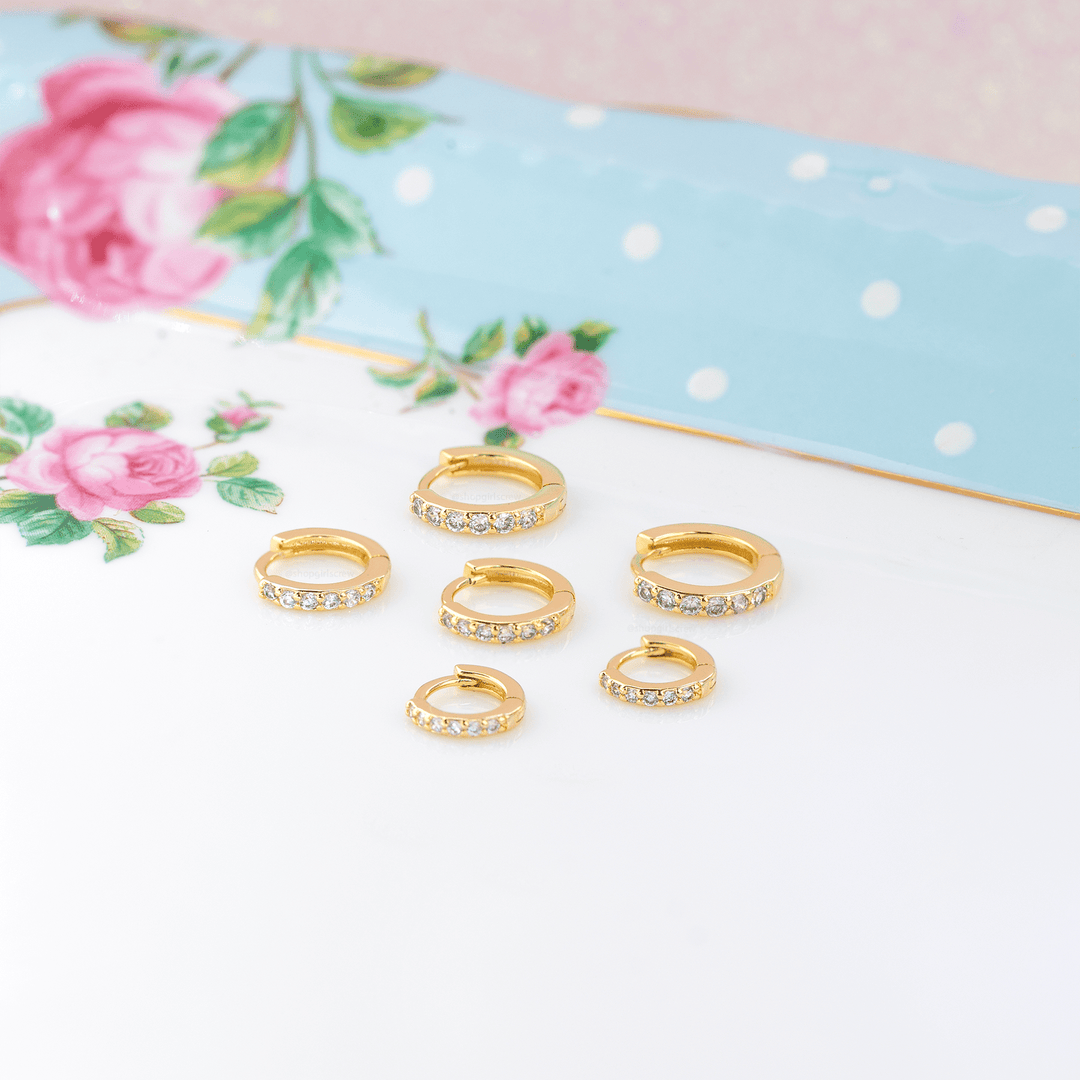 Walk of Fame Hoop Set: Gold - obligato