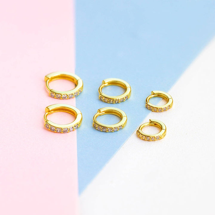 Walk of Fame Hoop Set: Gold - obligato