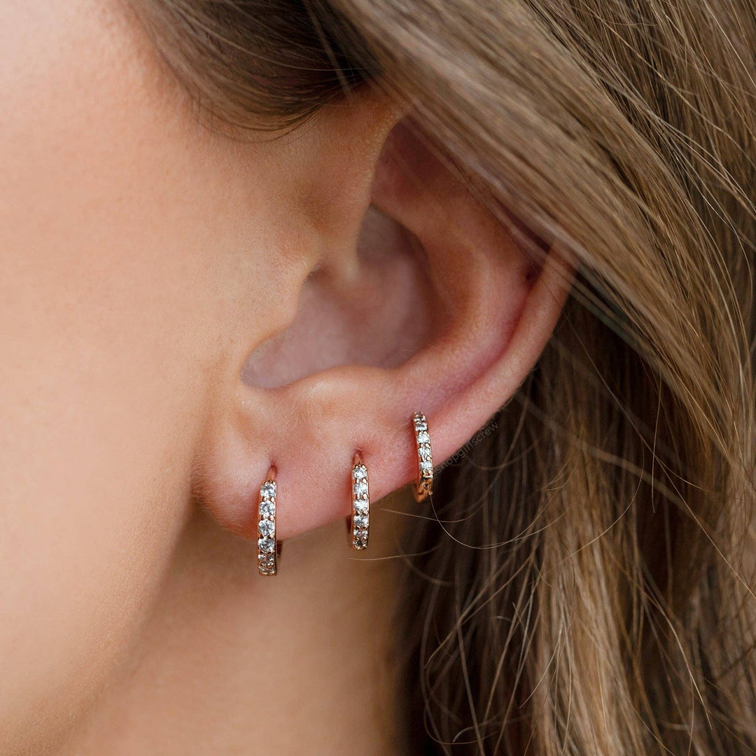 Walk of Fame Hoop Set: Gold - obligato