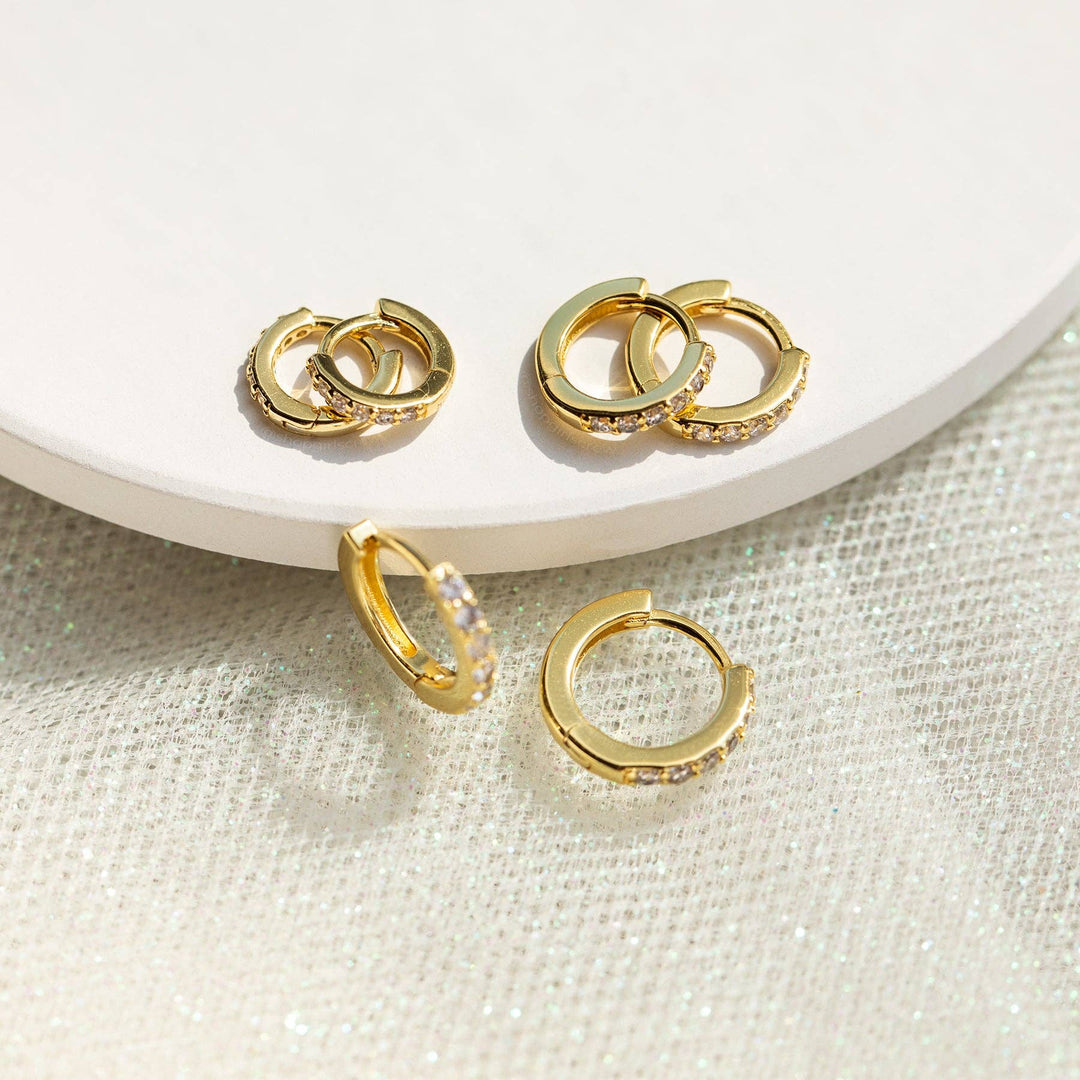 Walk of Fame Hoop Set: Gold - obligato