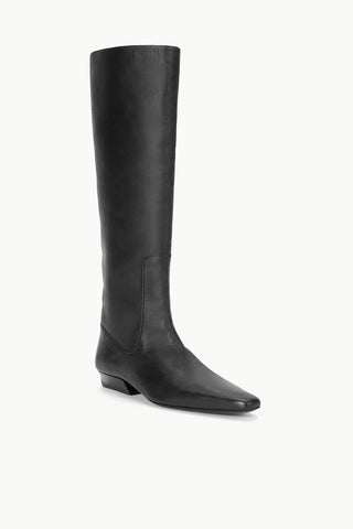 Wally Flat Boot in Black - obligato