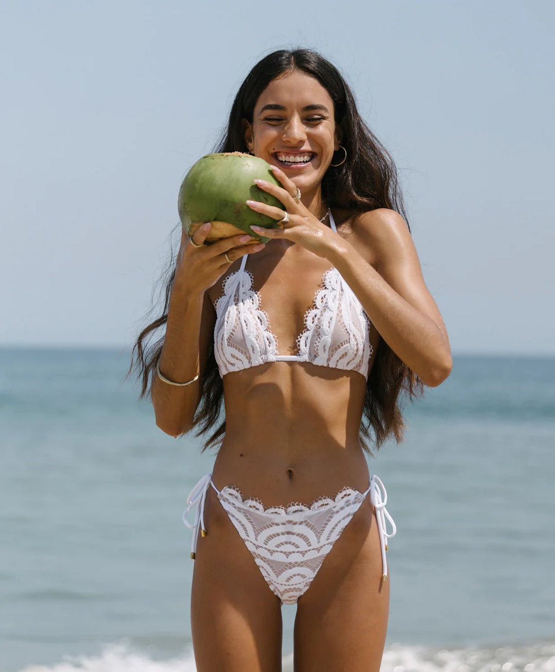 Water Lily Lace Triangle Top - obligato