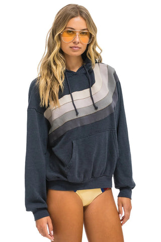 Wave Stripe Pullover Hoodie - obligato