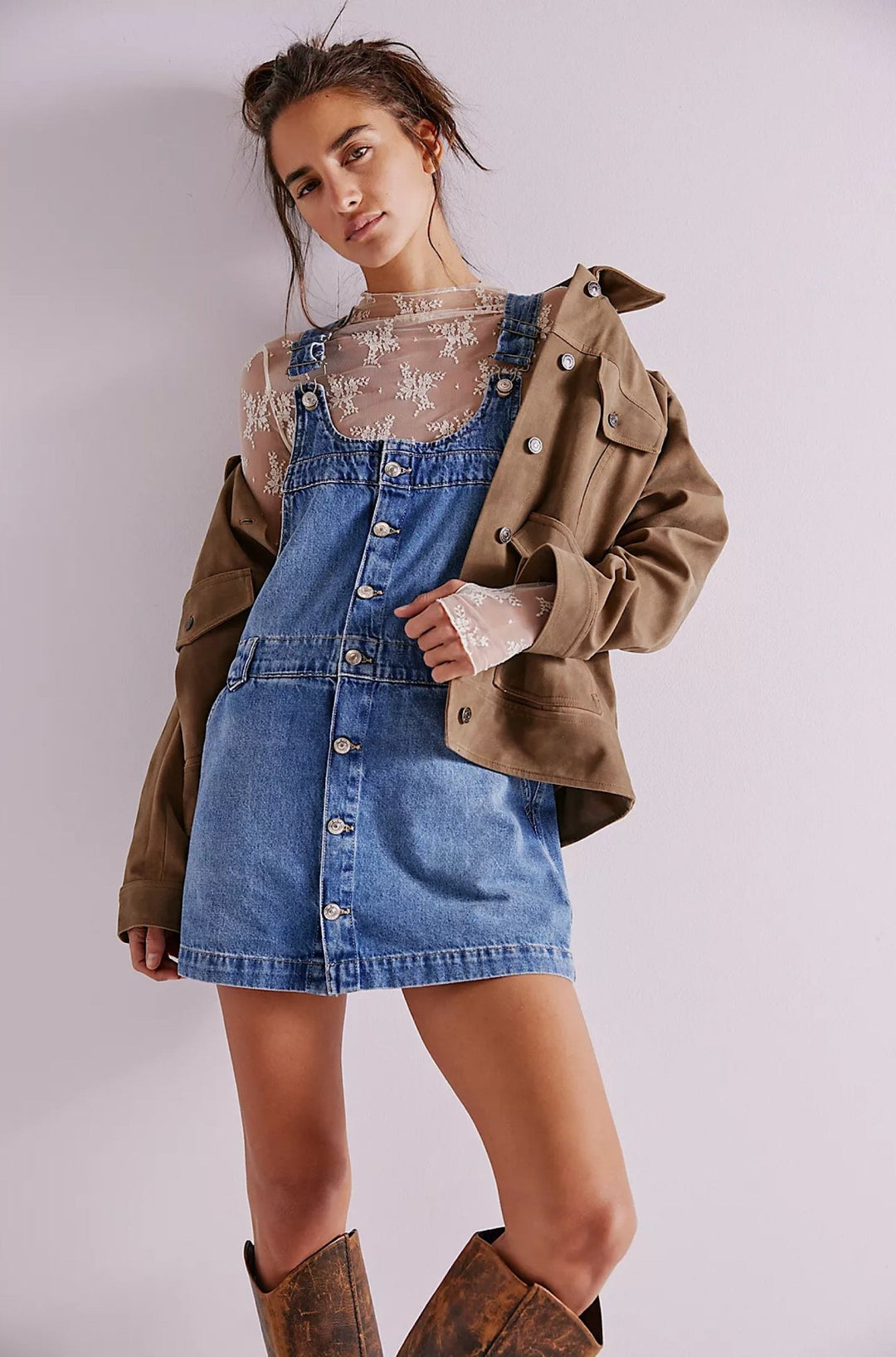 We The Free Edie Denim Skirtall - obligato