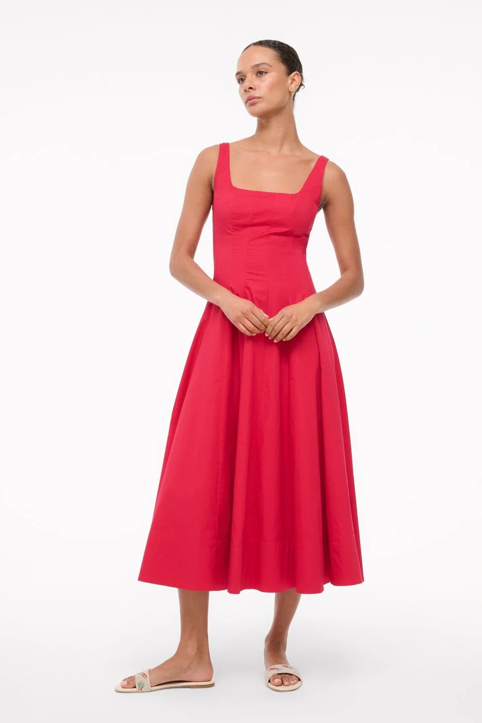 Wells Dress in Cherry - obligato
