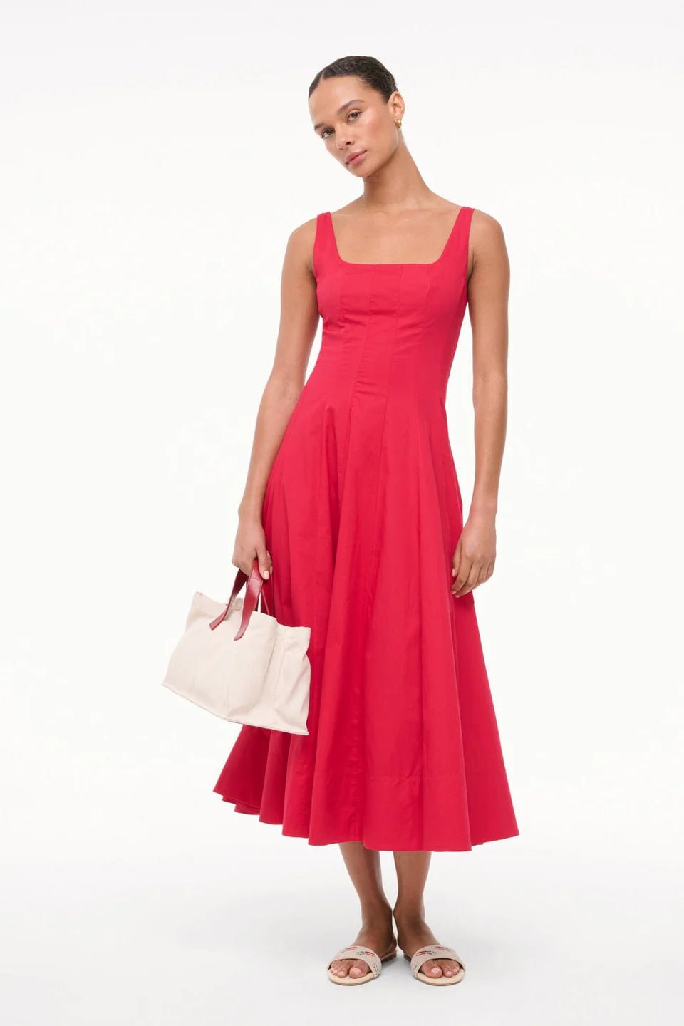 Wells Dress in Cherry - obligato