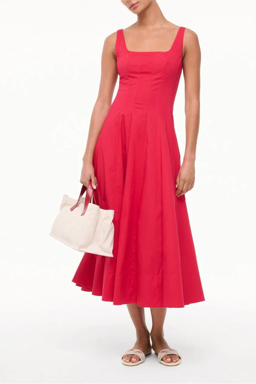 Wells Dress in Cherry - obligato