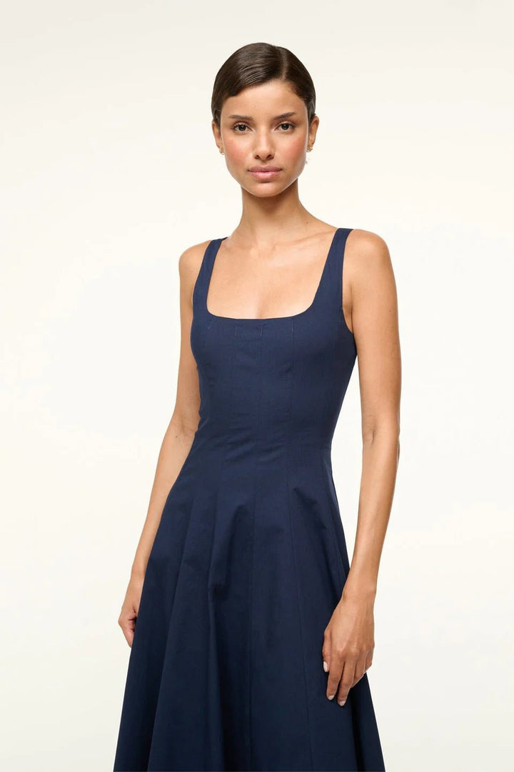 Wells Dress in Navy - obligato