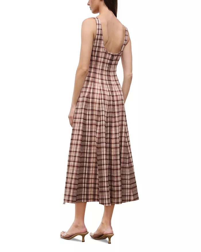 Wells Dress in Tuscany Plaid - obligato