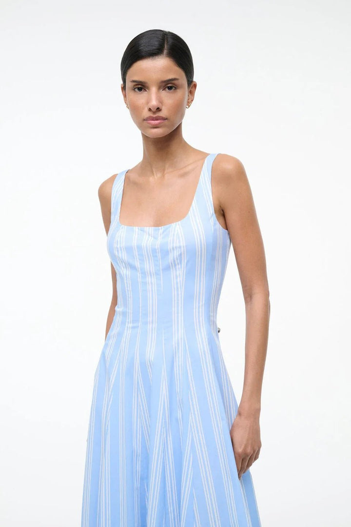 Wells Dress in Ventura Stripe - obligato