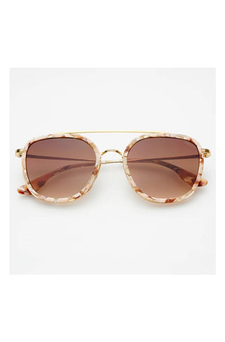 Weston Sunglasses in Pink Pearl/Brown - obligato