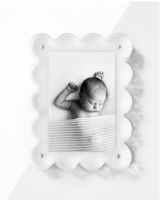 White Acrylic Picture Frame - obligato