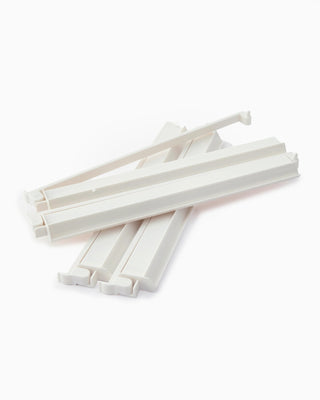 White Acrylic Rack and Pusher - obligato