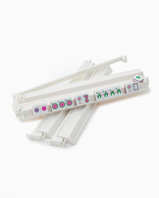 White Acrylic Rack and Pusher - obligato