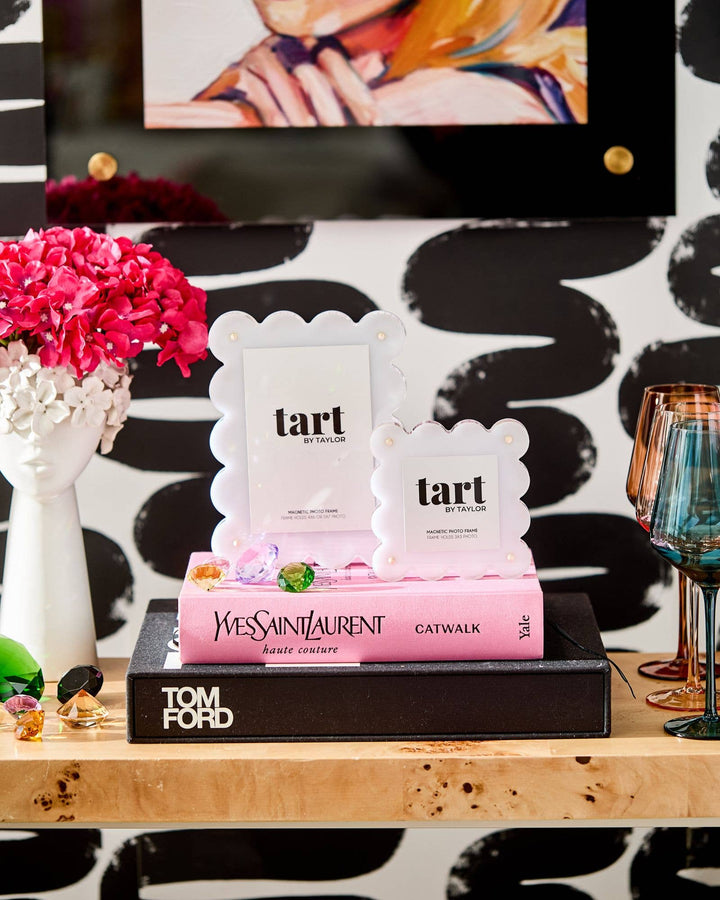 White Mini Acrylic Picture Frame - obligato