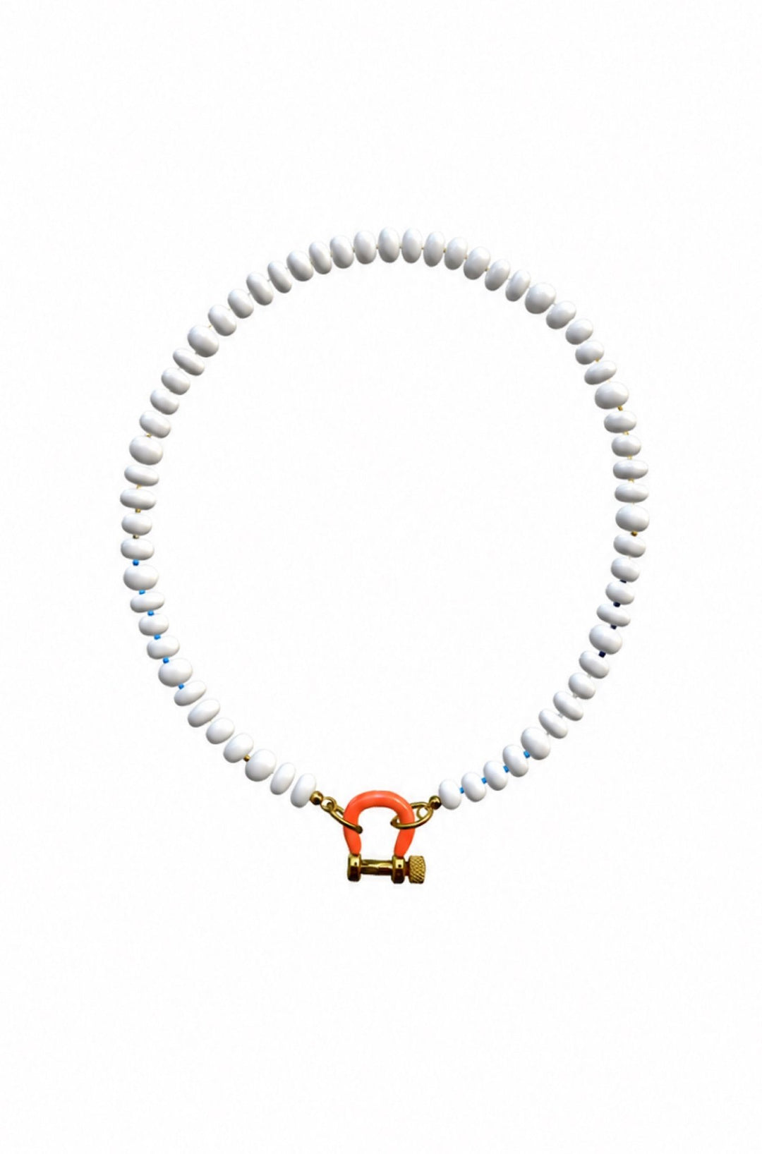 White Opal with orange carabiner - obligato