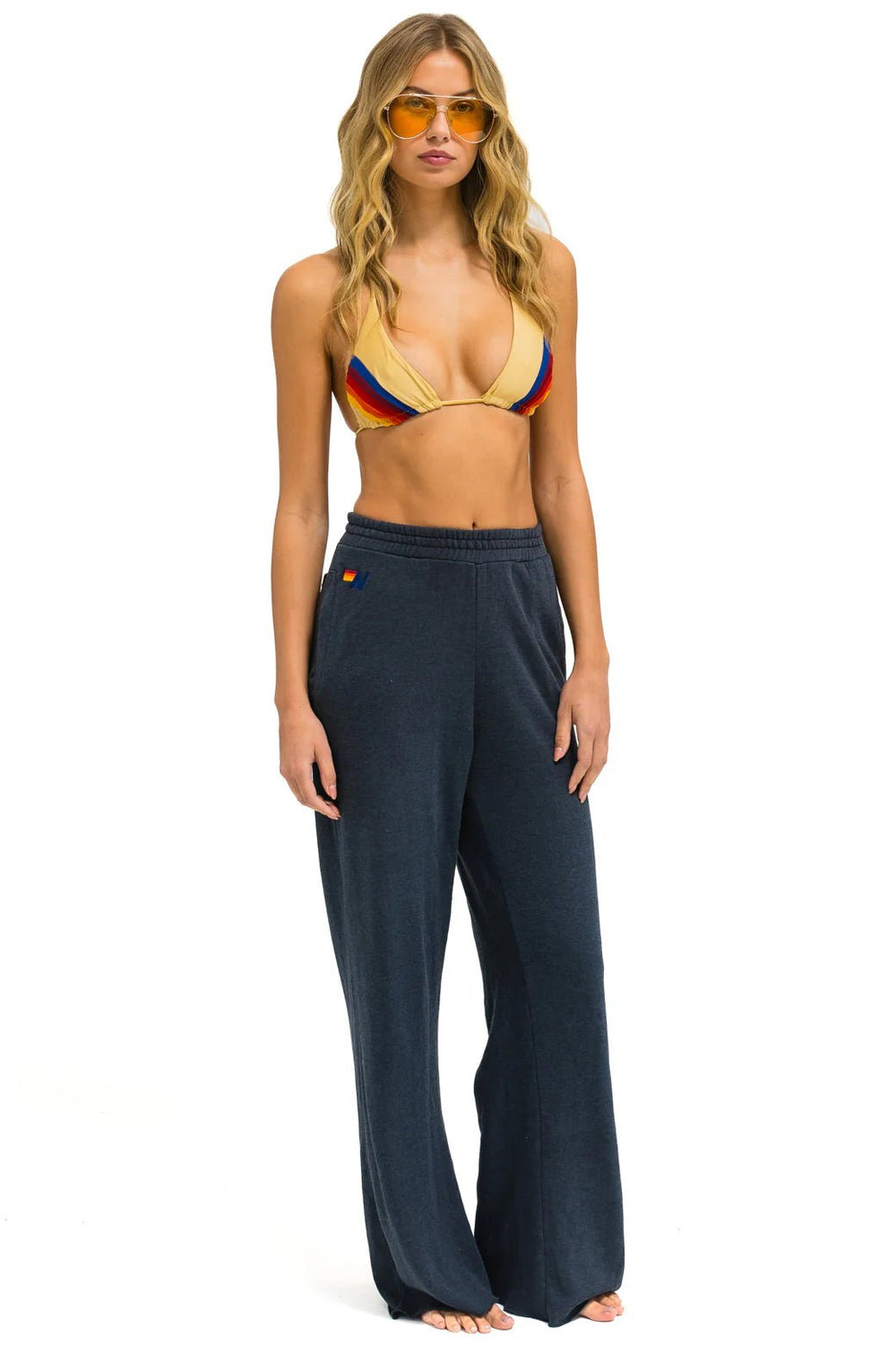 Wide leg Sweatpants in Charcoal - obligato