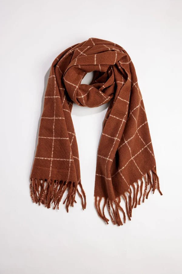 Windowpane Muffler Scarf - obligato
