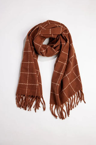 Windowpane Muffler Scarf - obligato