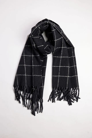 Windowpane Muffler Scarf - obligato