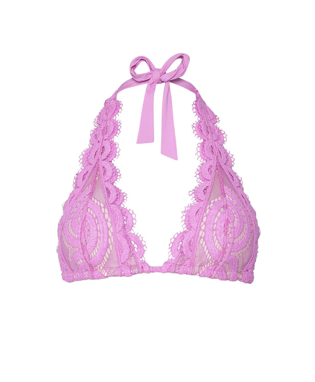 Wisteria Lace Halter Top - obligato