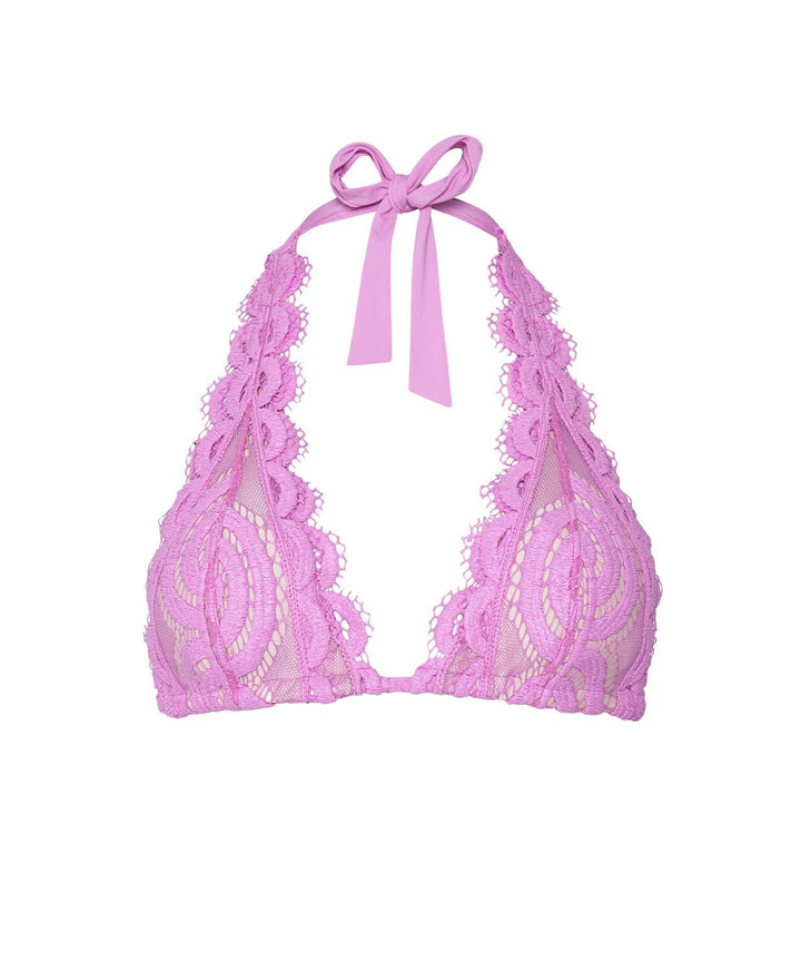 Wisteria Lace Halter Top - obligato