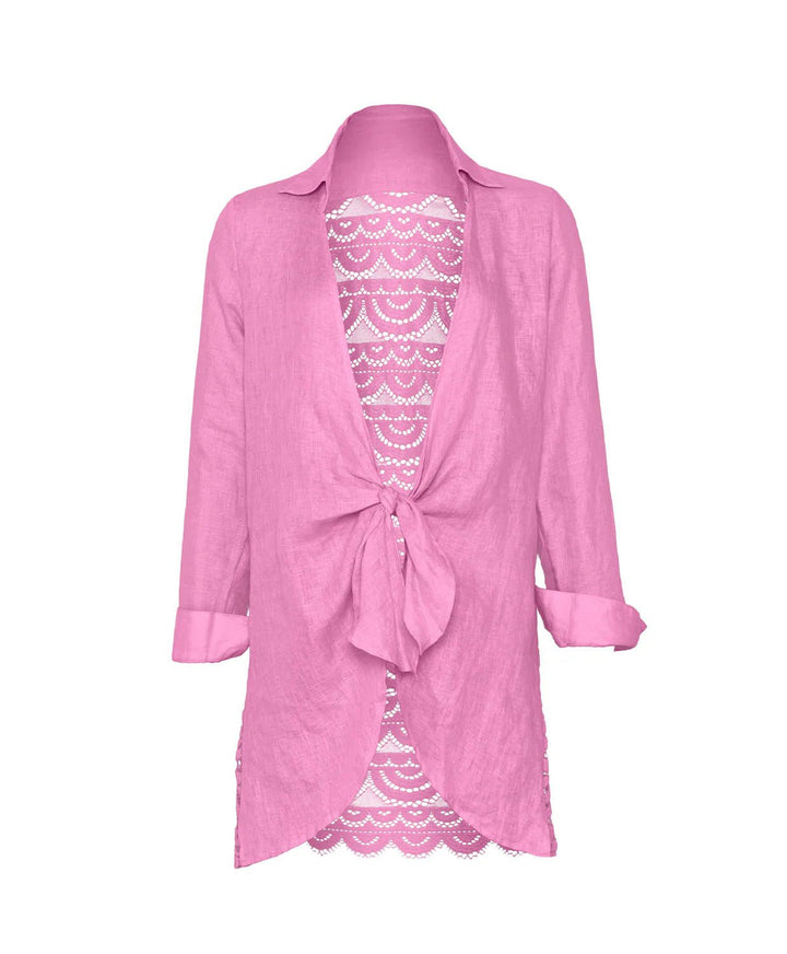 Wisteria Lace Millie Tie Tunic - obligato