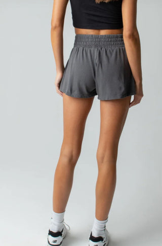 WOMENS BOXING SHORT - Steel Grey - obligato